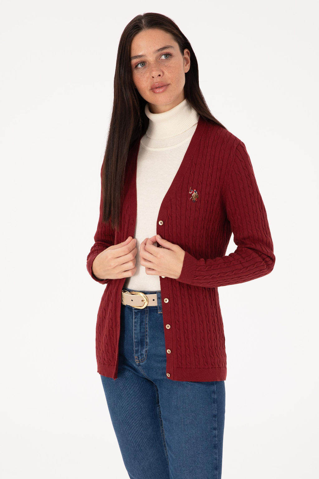 Kad_n Bordo Basic Triko H_rka - U.s. polo assn фото 3