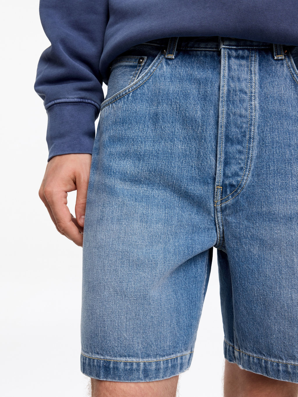 Pantalones cortos denim relaxed fit - H&m фото 6