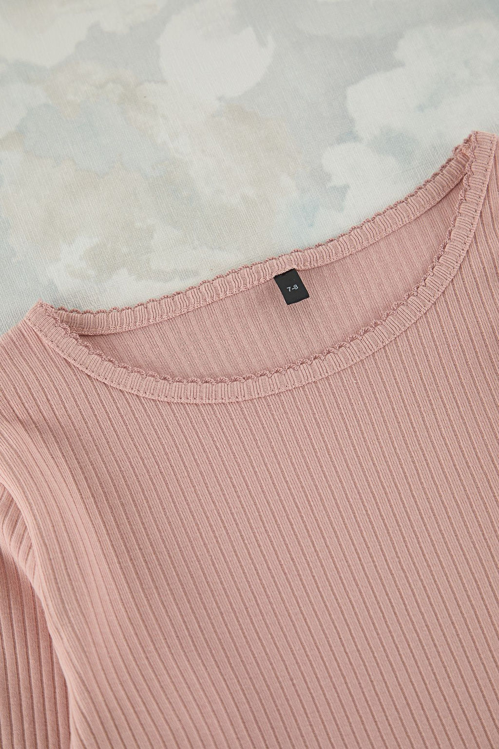 Pembe K?z Cocuk Midi Duz Dokuma Elbise TKDAW25EL00036 - Trendyolmilla фото 3