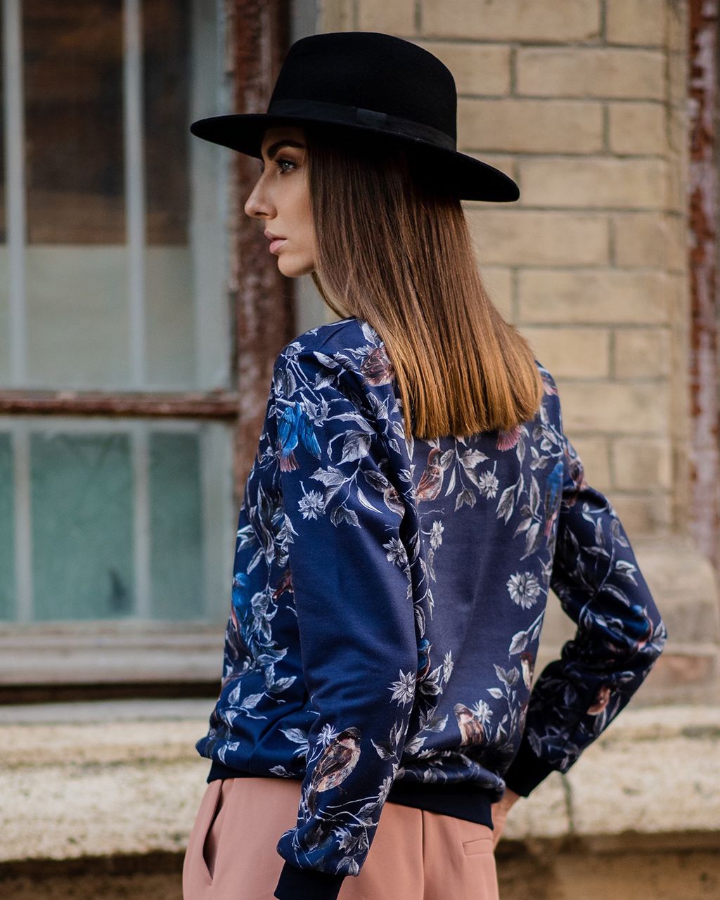 Свитшот с однотонными манжетами джемпер - Sahar art lab фото 5