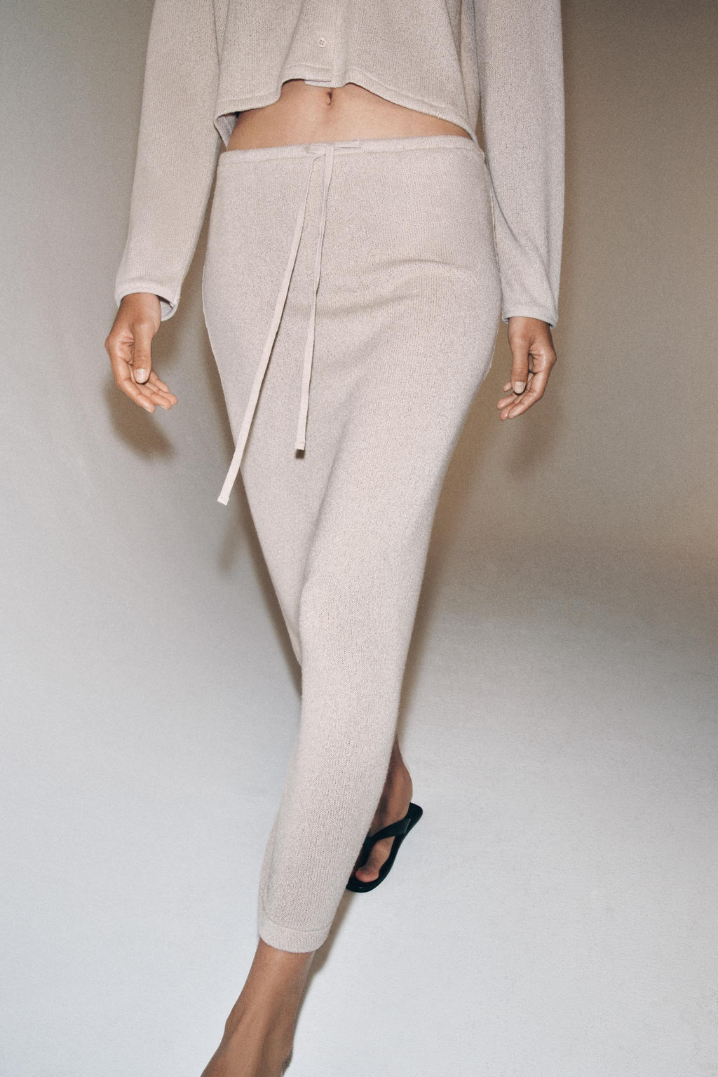 FALDA LARGA RECTA / Beige - Zara фото 6