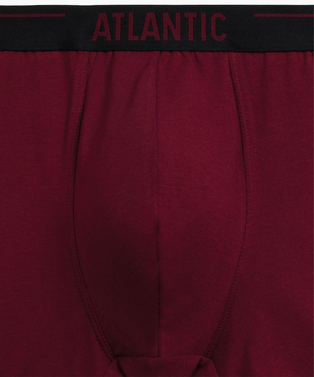 ATLANTIC 5SMH-004 Трусы шорты Solid - набор (5 шт.) коричневый + графитовый + черный + фиолетово-серый + каберне фото 8