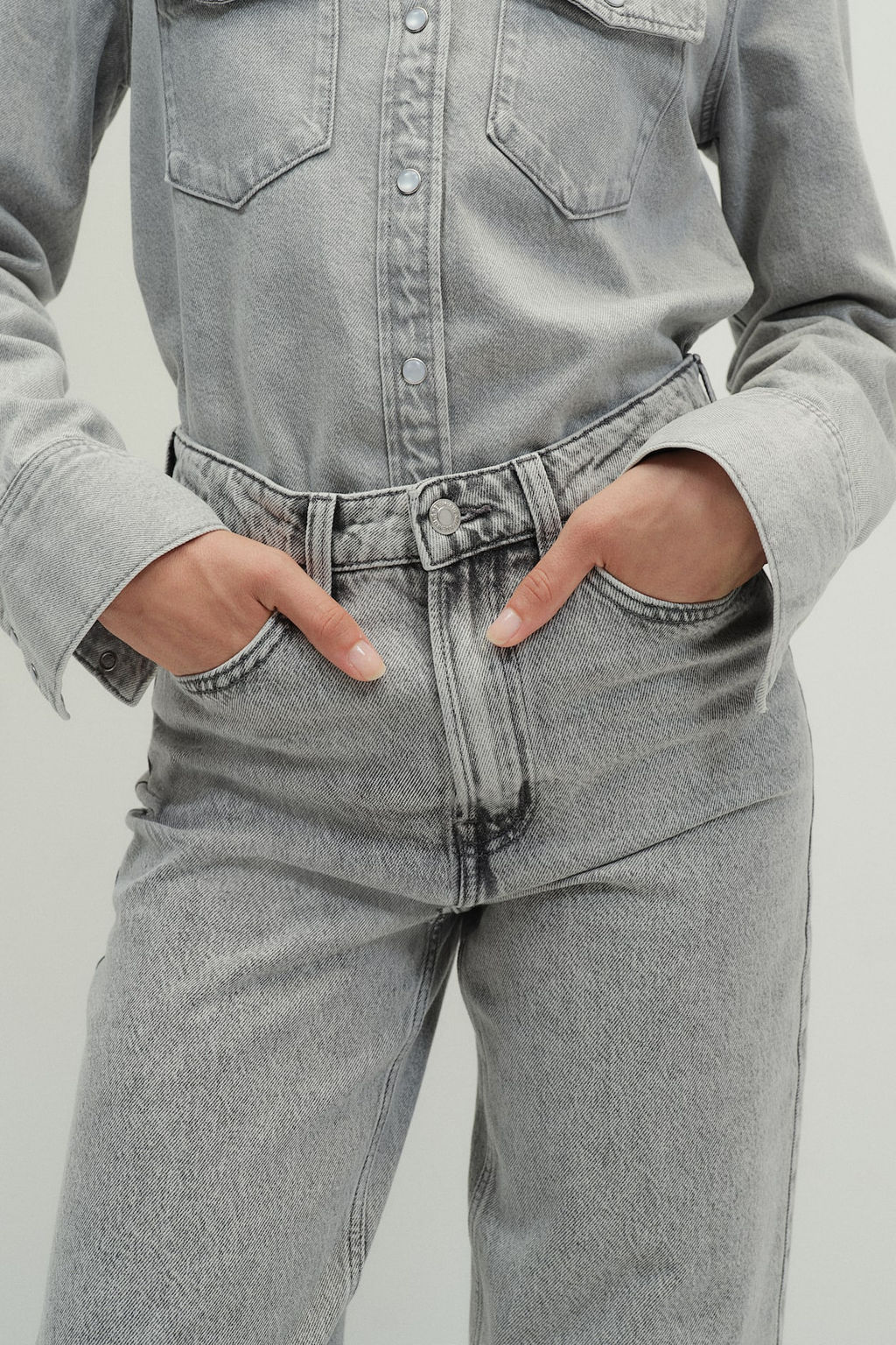 Wide Ultra High Jeans - H&m фото 4