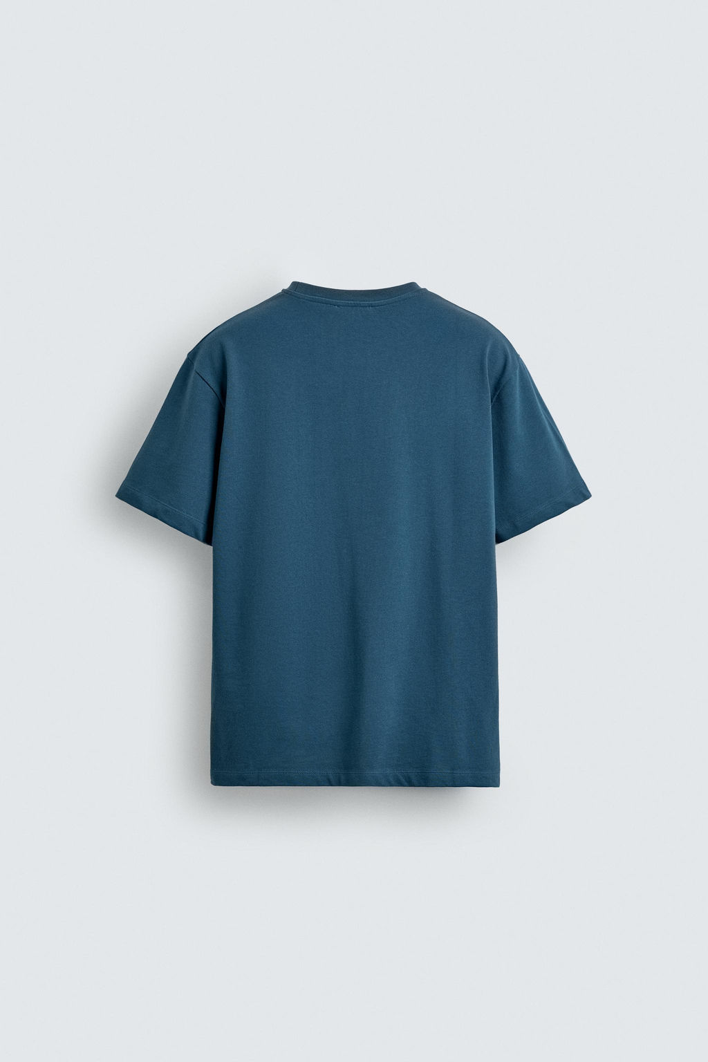 CAMISETA ESTAMPADO LAVADO / Azul?n