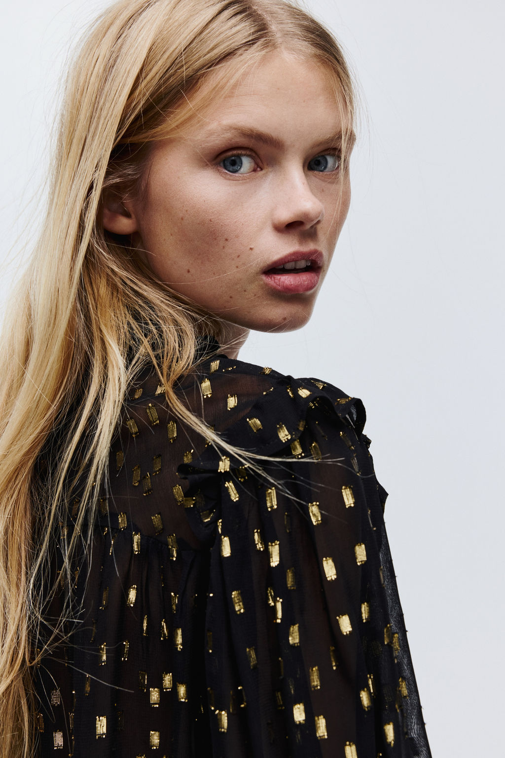 Blusa en tejido jacquard - H&m фото 6