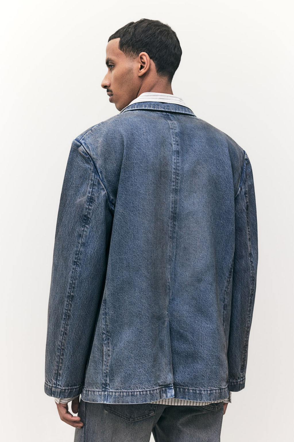 Americana en denim Loose Fit - H&m фото 6