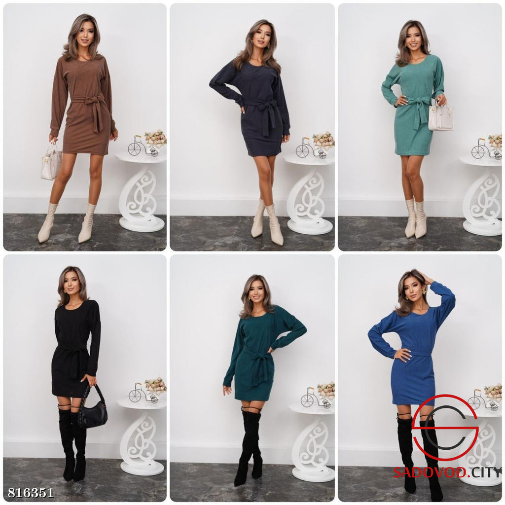 Платье женское из микровельвета - Bruno фото 12