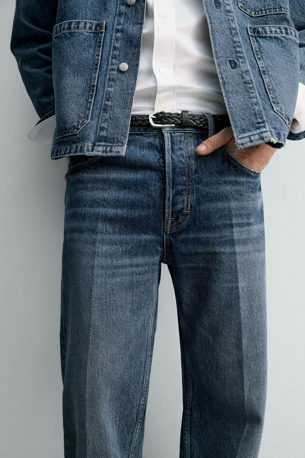 STRAIGHT-LEG JEANS LIMITED EDITION - Zara фото 7