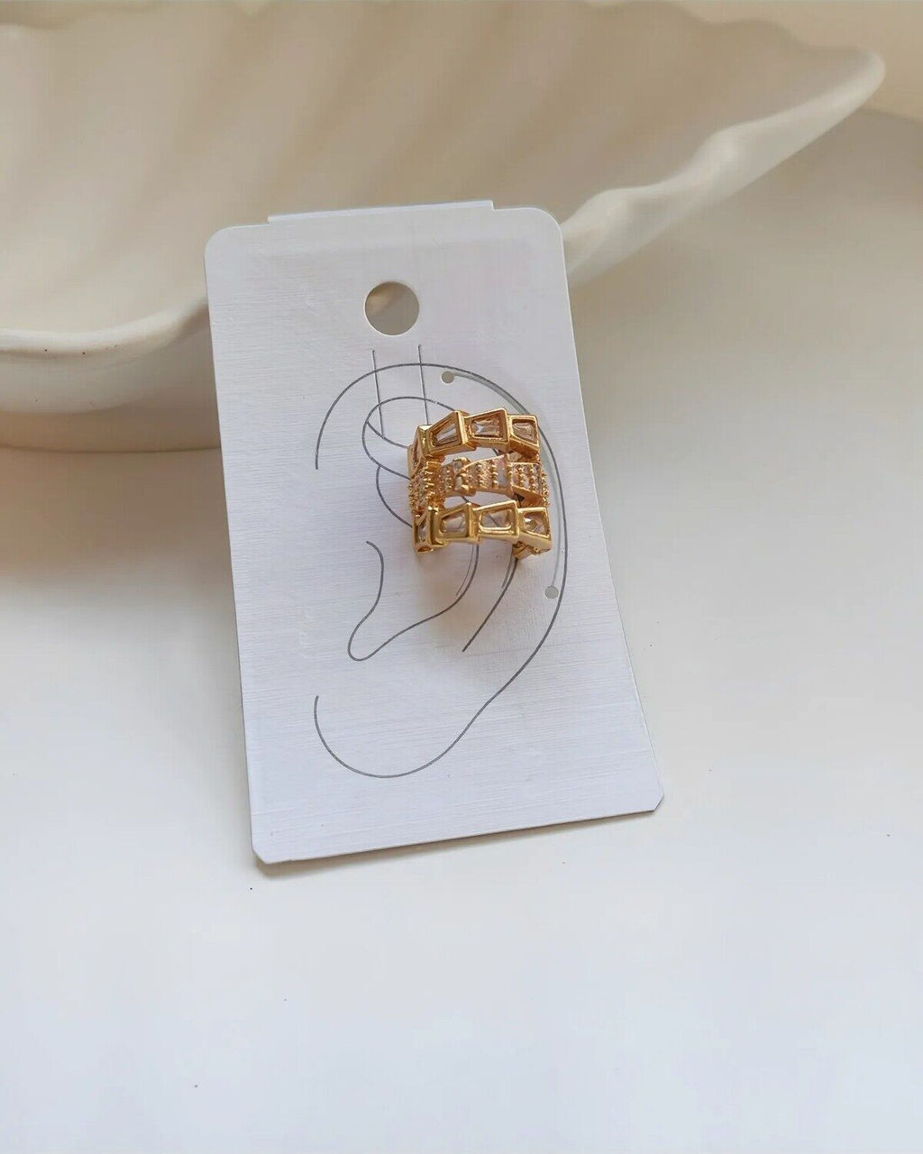 Серьги - кафф