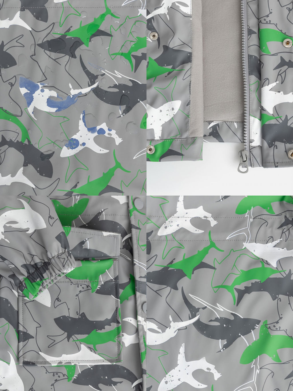 ACOOLA / Дождевик дет. для мальчиков Fatsian синий  фото 6