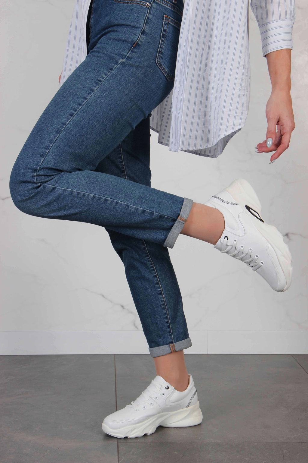 Кроссовки 137.188w.Белый