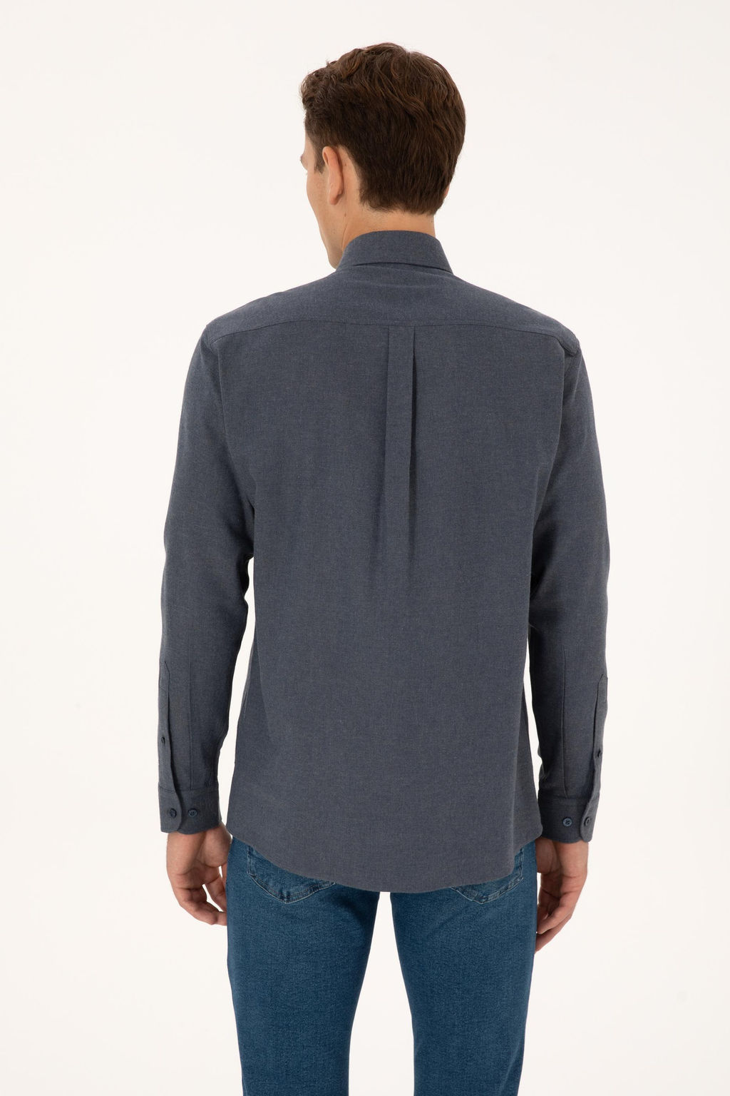 Erkek A__k Lacivert Uzun Kollu G_mlek - U.s. polo assn фото 5