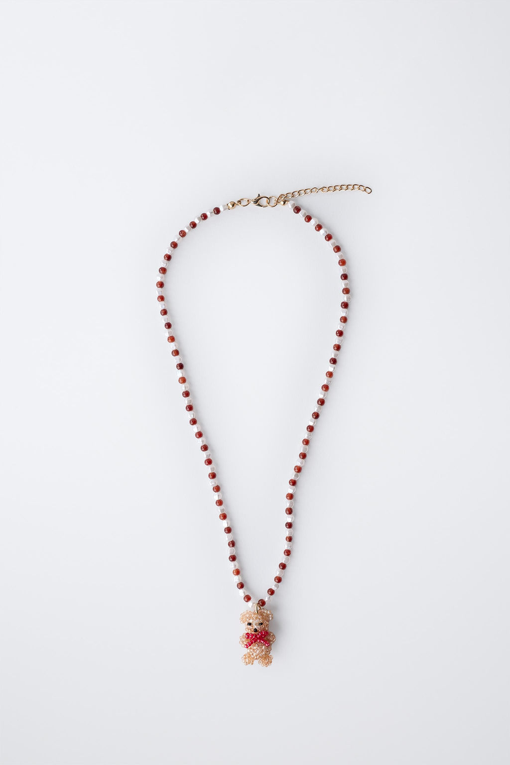 BEADED NECKLACE WITH BEAR - Zara фото 3