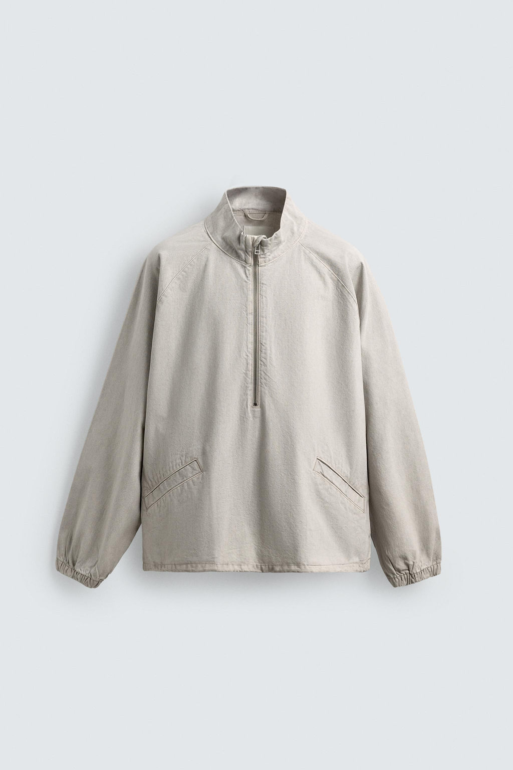 SUDADERA CANGURO CREMALLERA / Crudo - Zara фото 8