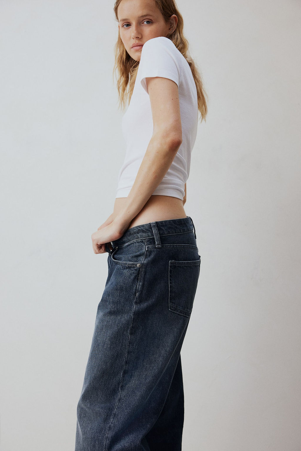 Baggy Wide Low Jeans - H&m фото 2
