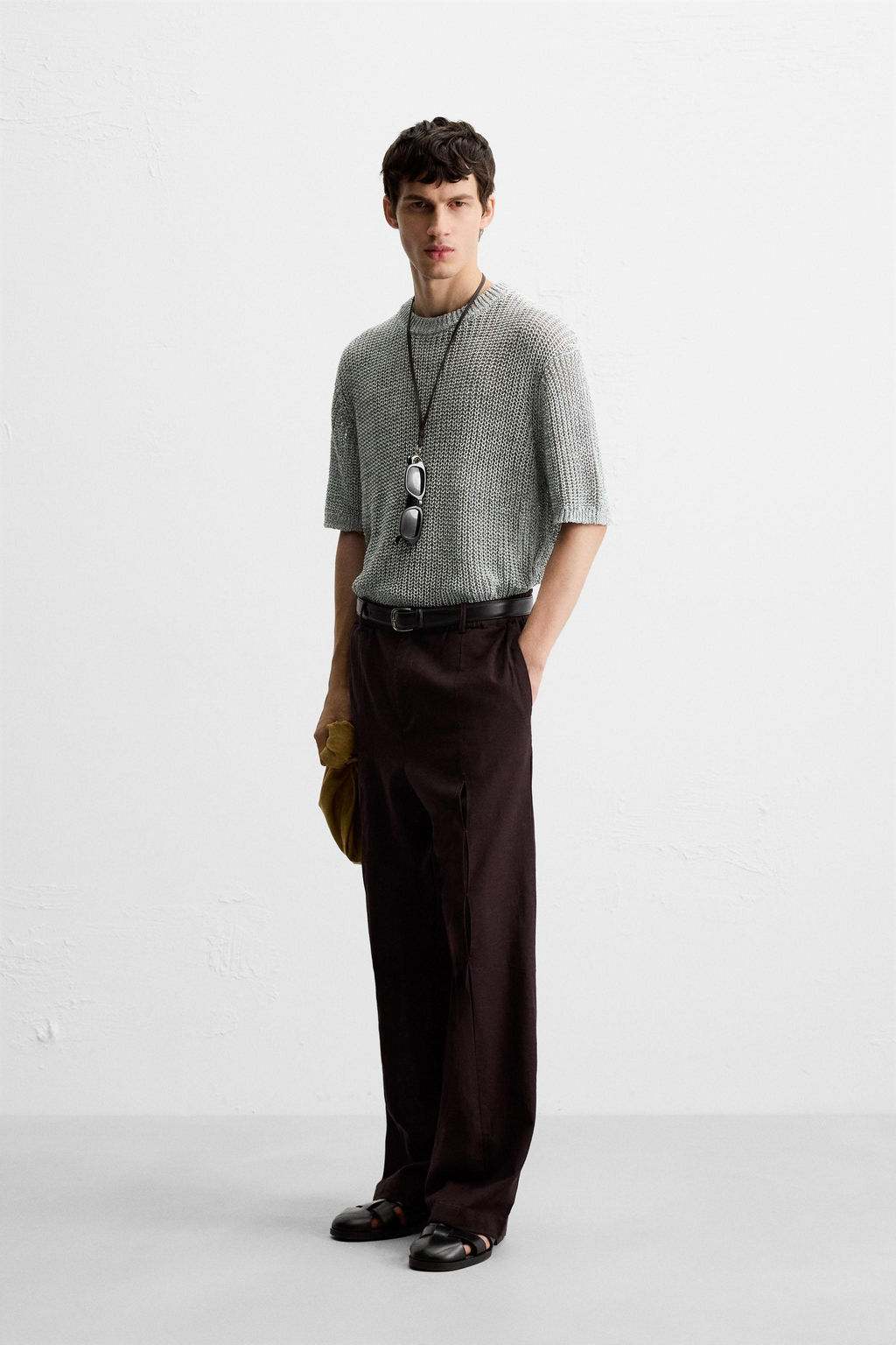 OPEN KNIT T-SHIRT - Zara фото 4
