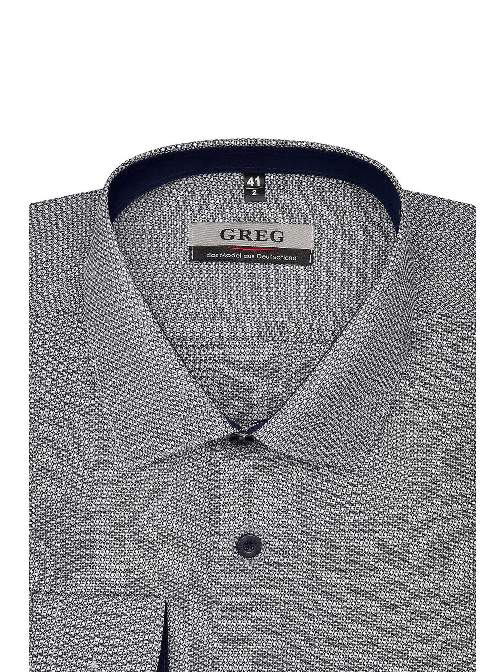 Сорочка мужская длинный рукав GREG 323/239/7389/Z/1  фото 3