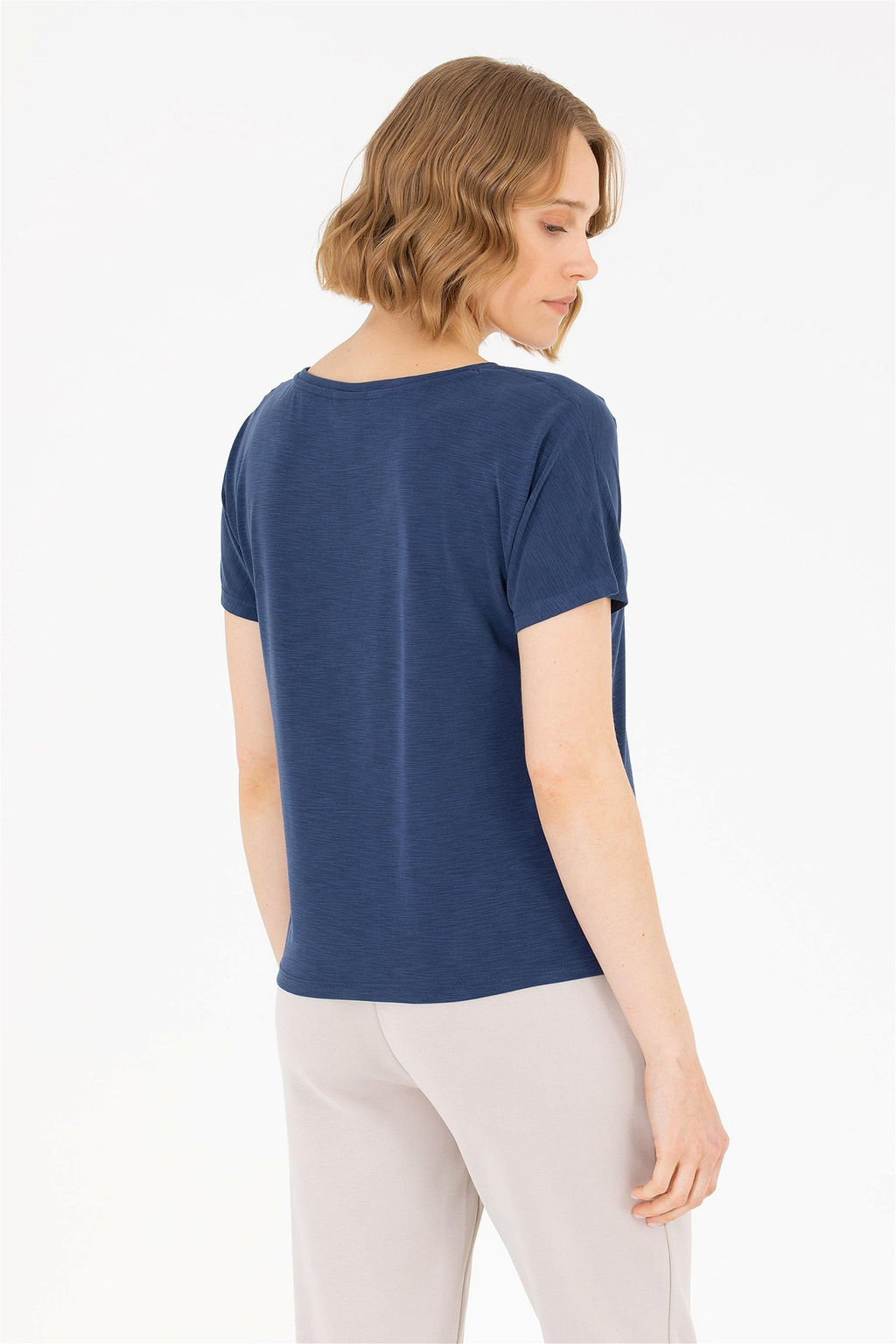 U. S. Polo Assn Женская темно-синяя футболка с круглым вырезом - U.s. polo assn фото 12