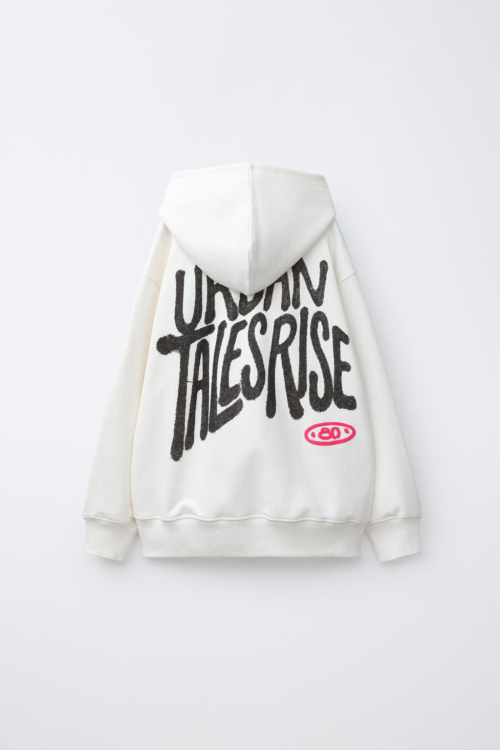 SUDADERA CAPUCHA GRAFFITI / Blanco - Zara фото 6
