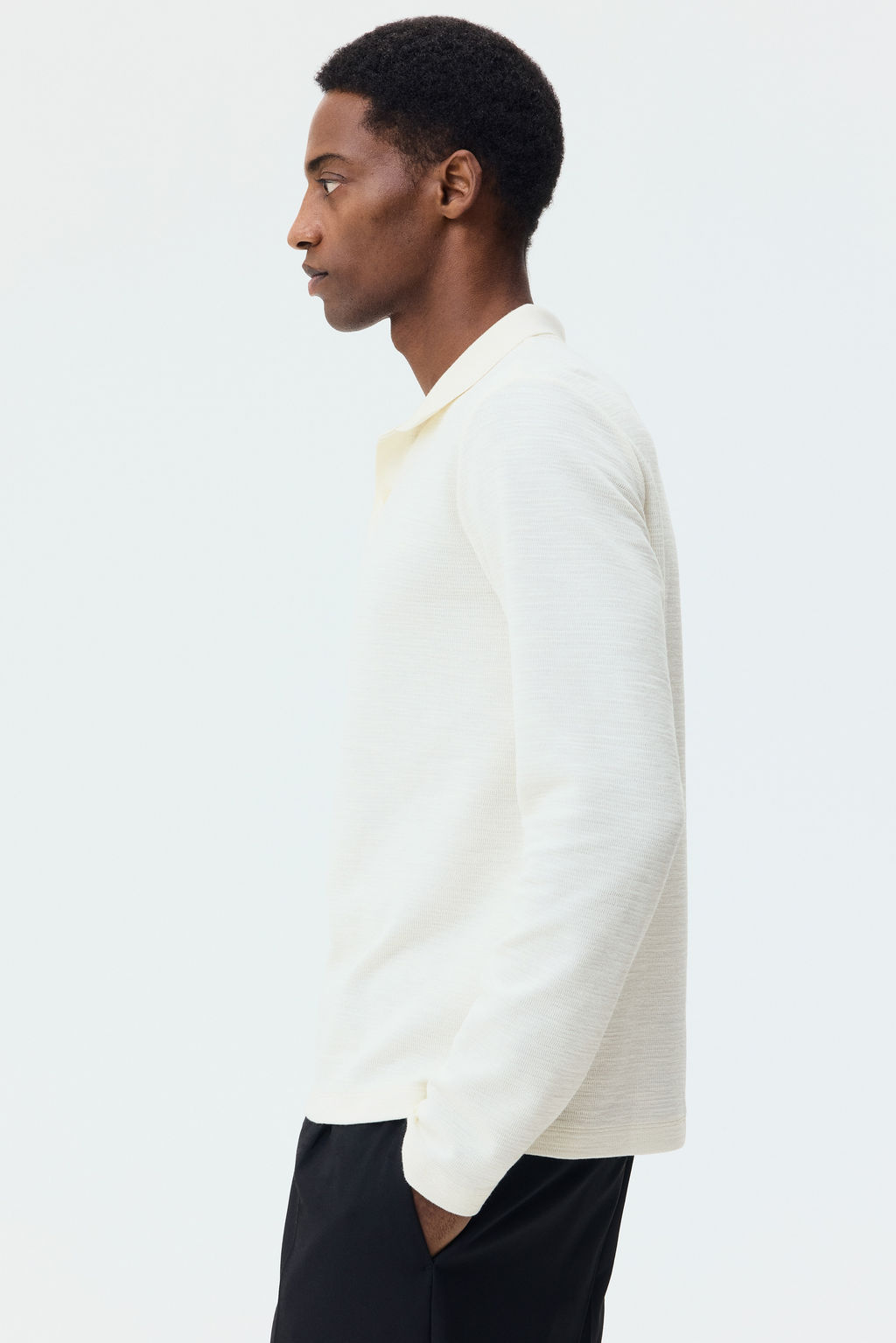 Polo de manga larga Slim Fit - H&m фото 3