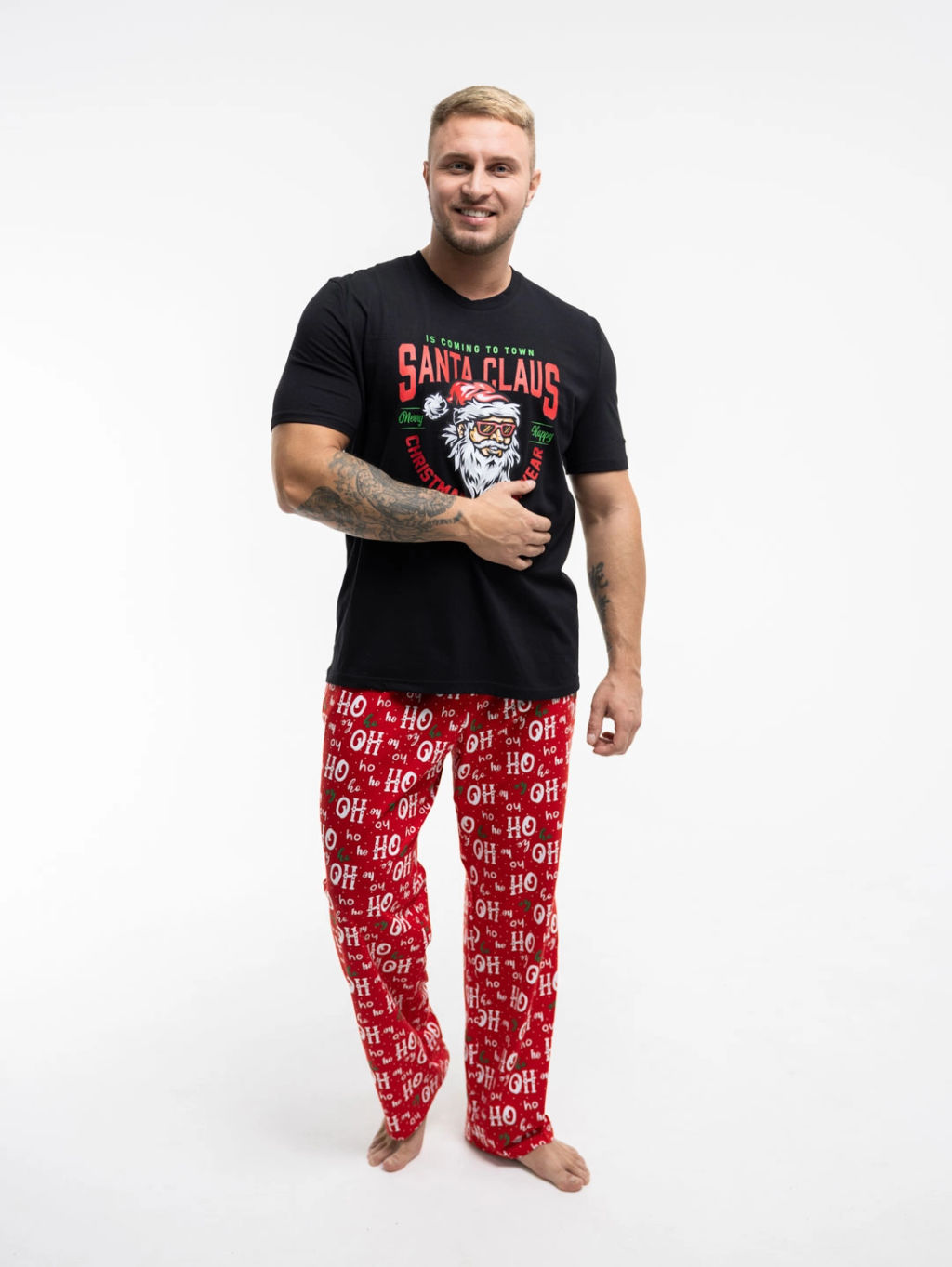 Костюм мужской, цвет черный красный