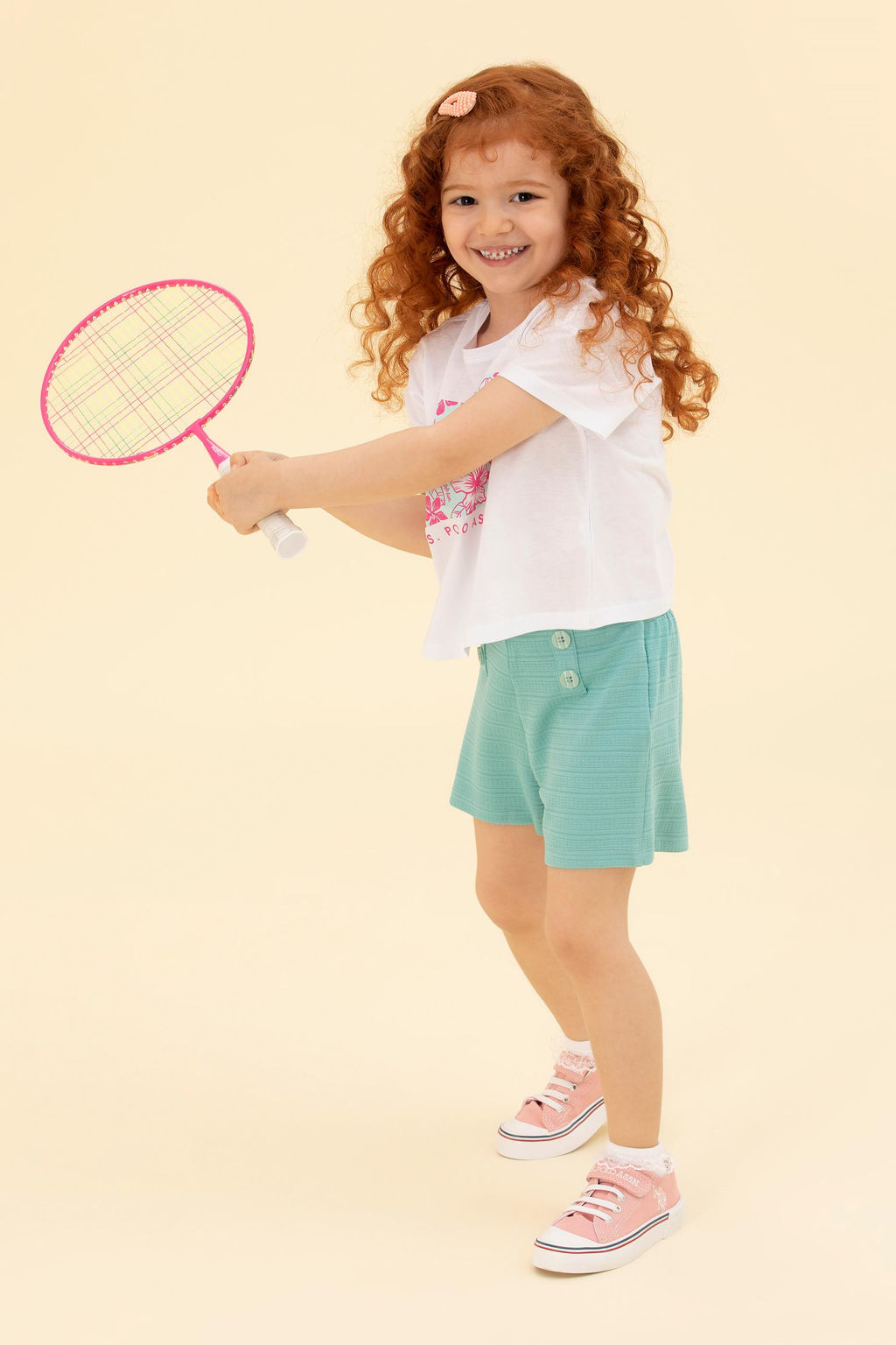 U. S. Polo Assn Детские мятные вязаные шорты - U.s. polo assn фото 2