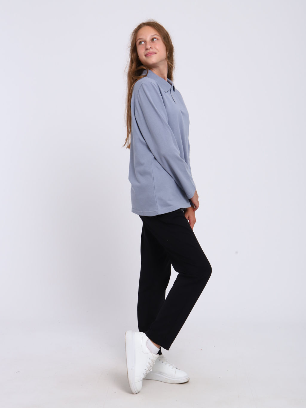 Ладошки / Рубашка-поло Василий белый  фото 22