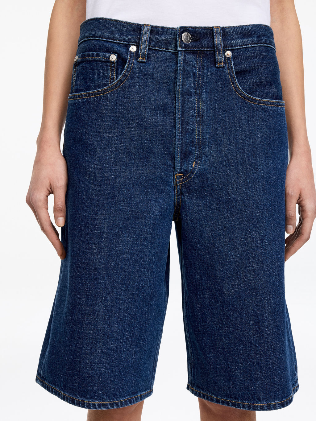 Pantalones cortos denim largos - H&m фото 4