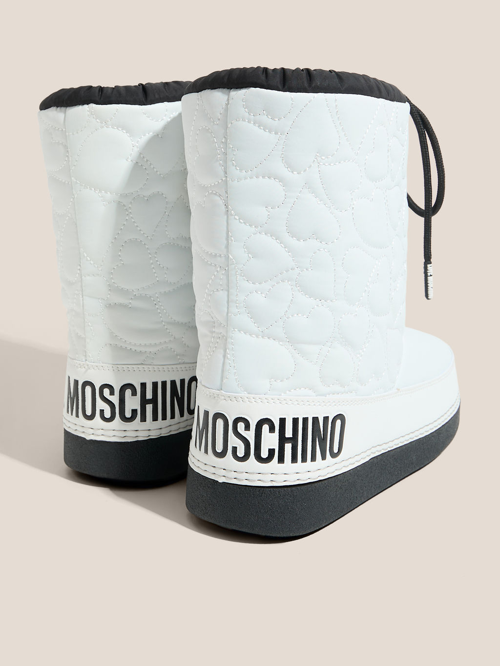 Женские дутики LOVE MOSCHINO SKI BOOT Артикул 4562720, белый  фото 5
