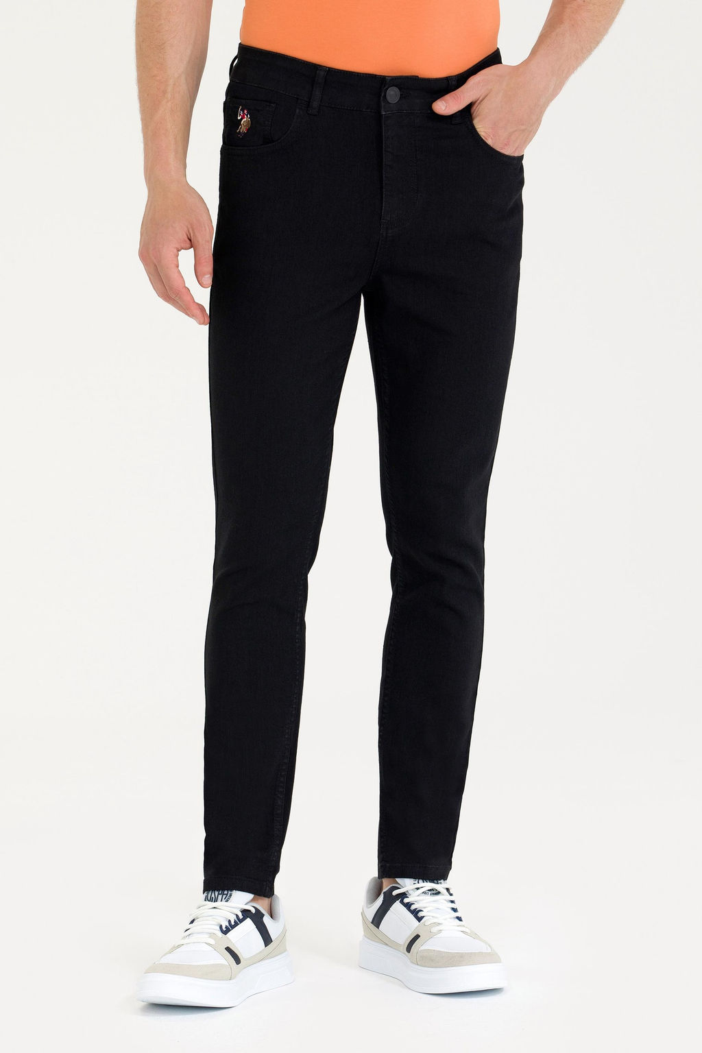 U. S. Polo Assn / Мужские черные джинсовые брюки - U.s. polo assn фото 2
