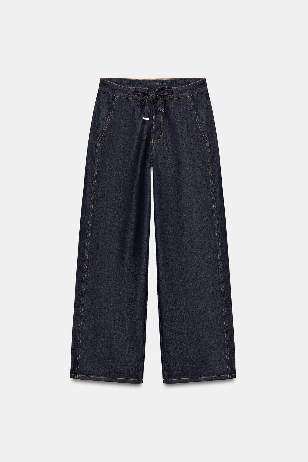 Z1975 HIGH-WAIST JOGGER WIDE-LEG JEANS - Zara фото 16