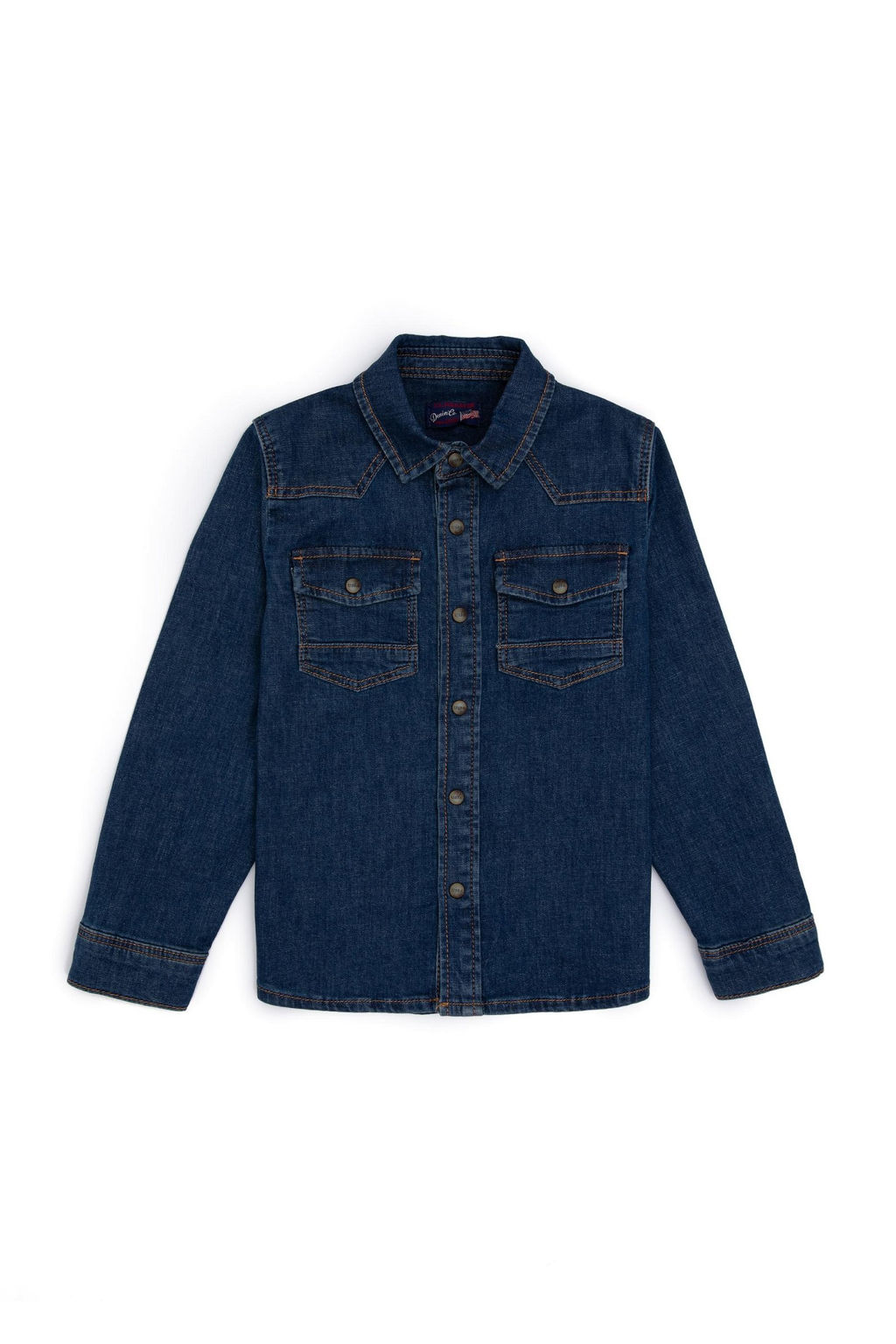 Синяя джинсовая рубашка для мальчика Неожиданная скидка в корзине - U.s. polo assn фото 2