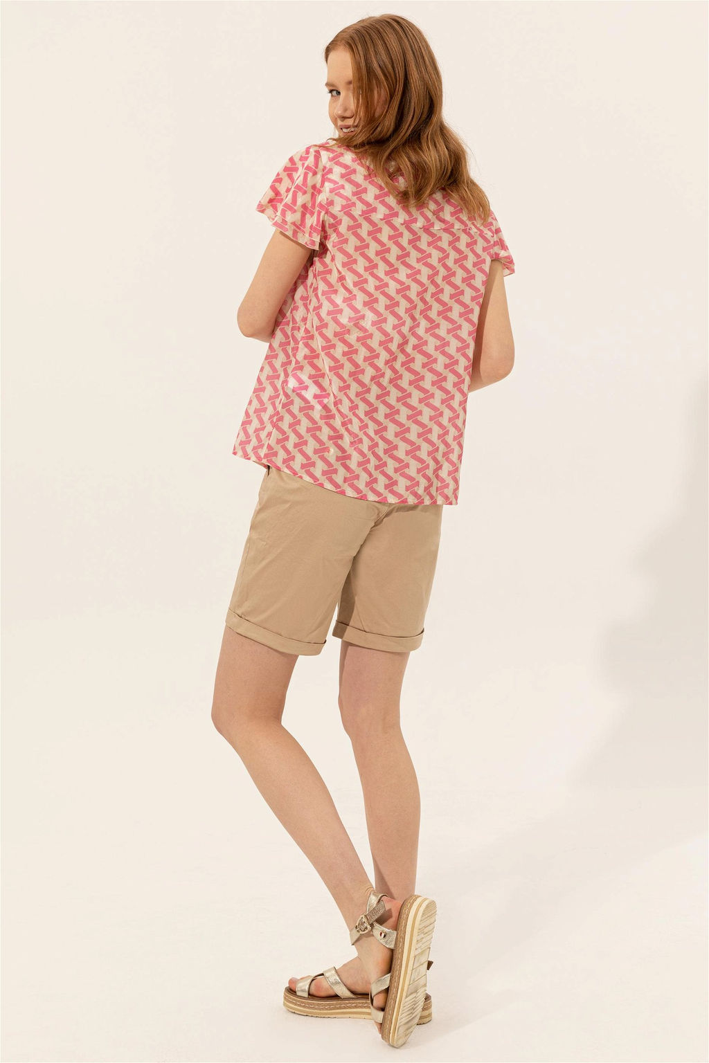 U. S. Polo Assn Женские бермуды капри из песочного плетения - U.s. polo assn фото 4