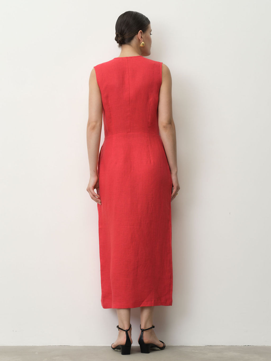 Платье женское 52133-ПЛ алое