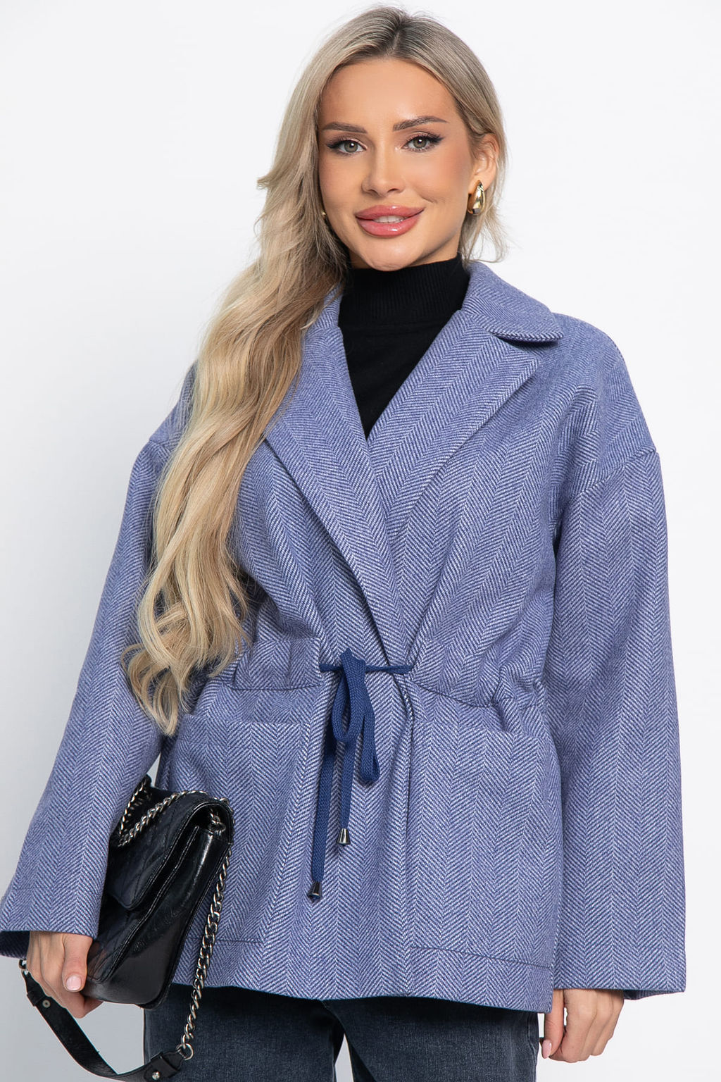 Пальто-пиджак (ткань: драп) - Lt collection фото 81