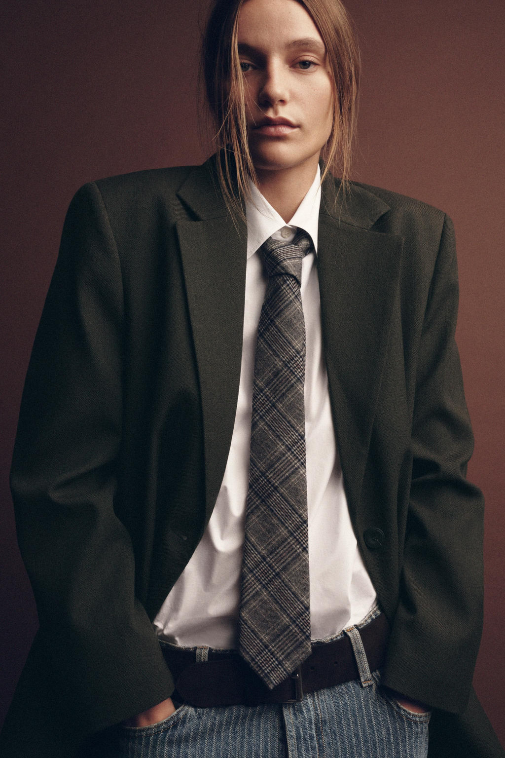 OVERSIZED WOOL BLAZER ZW COLLECTION - Zara фото 16