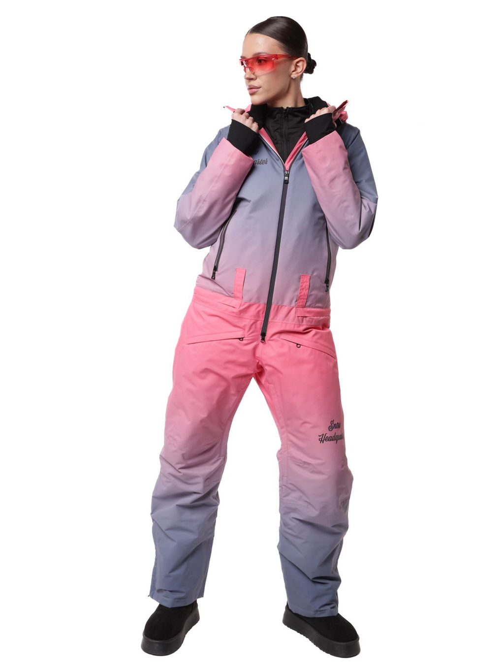 Комбинезон BB-0550 Розово-серый