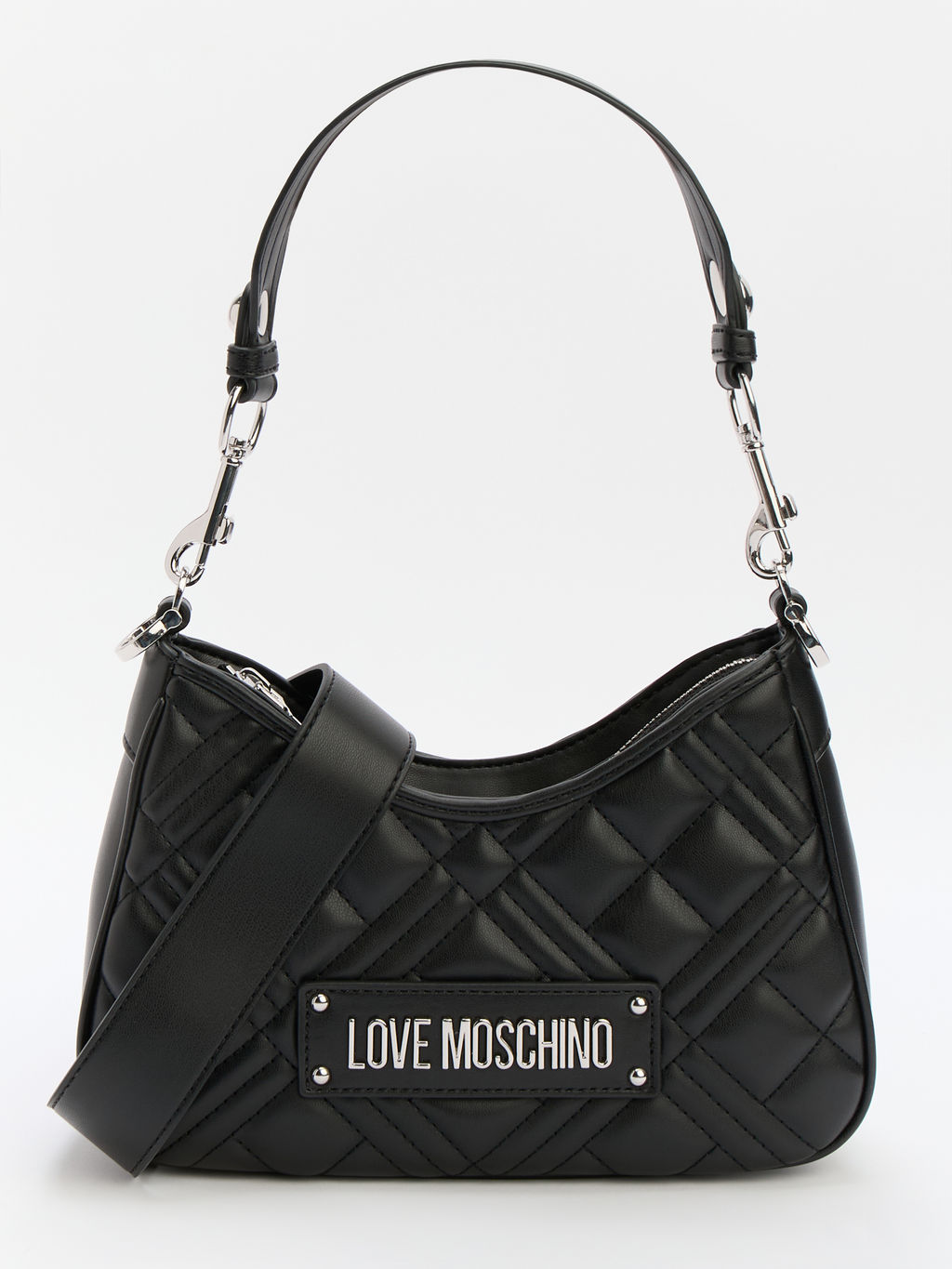 Женская сумка на плечо LOVE MOSCHINO LAMINATED QUILTED BAG Артикул 4377211, черный
