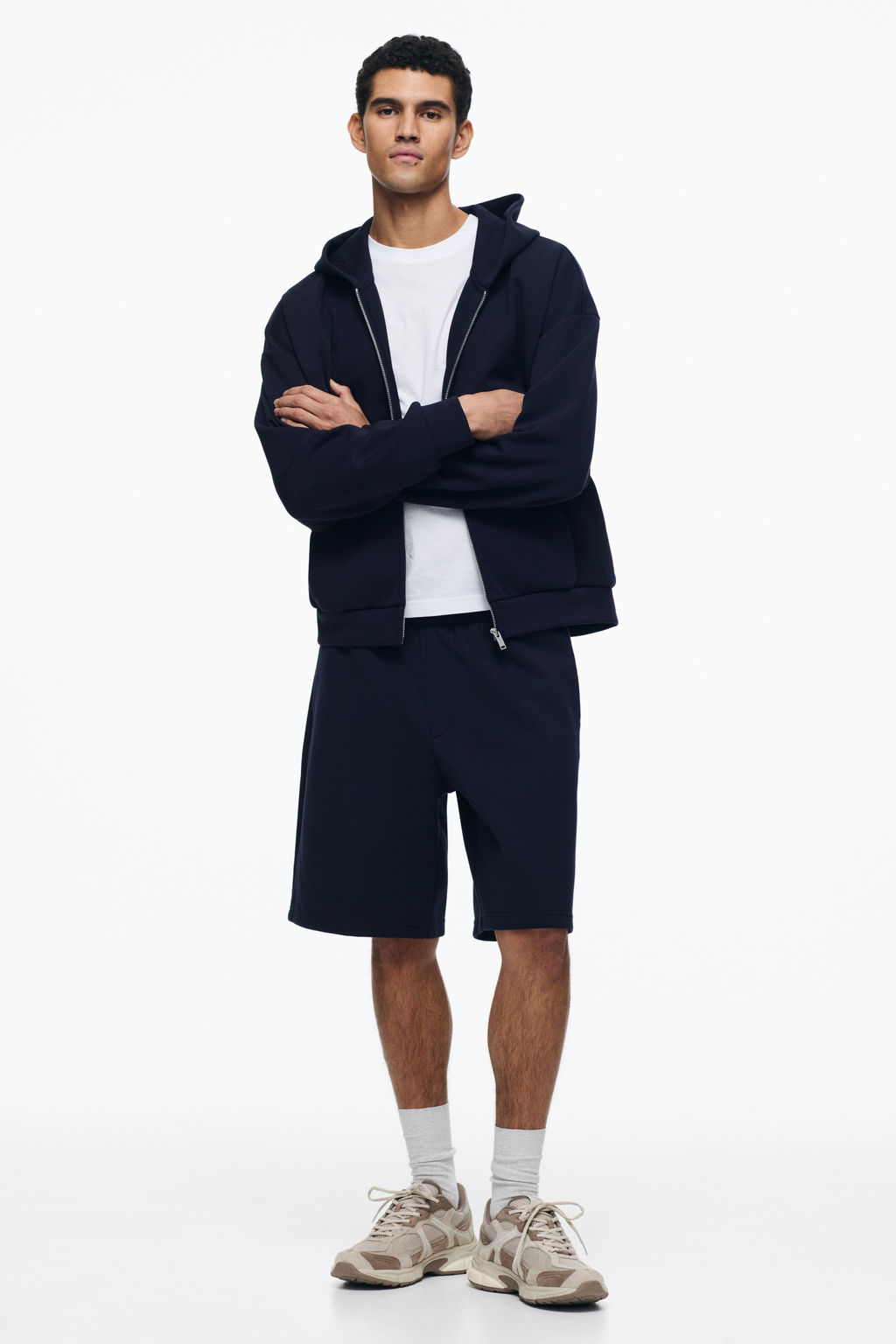 Pantal?n corto interlock Relaxed Fit - H&m фото 8