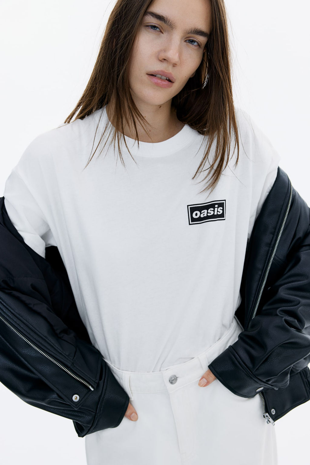 Camiseta oversize con motivo estampado - H&m фото 2