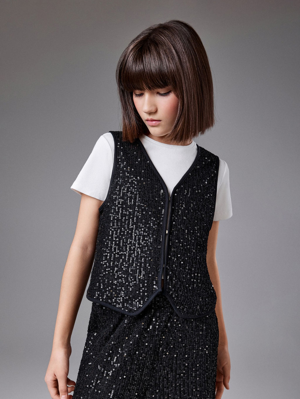 ACOOLA / Жилет детский для девочек Bia черный