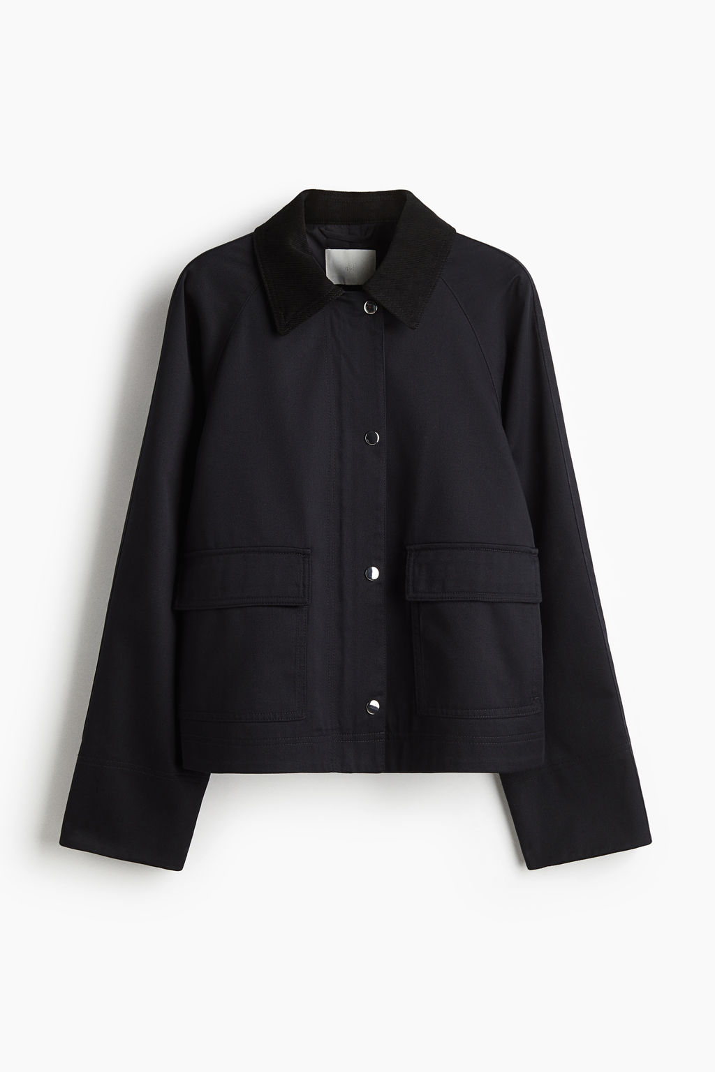 Chaqueta con cuello de pana