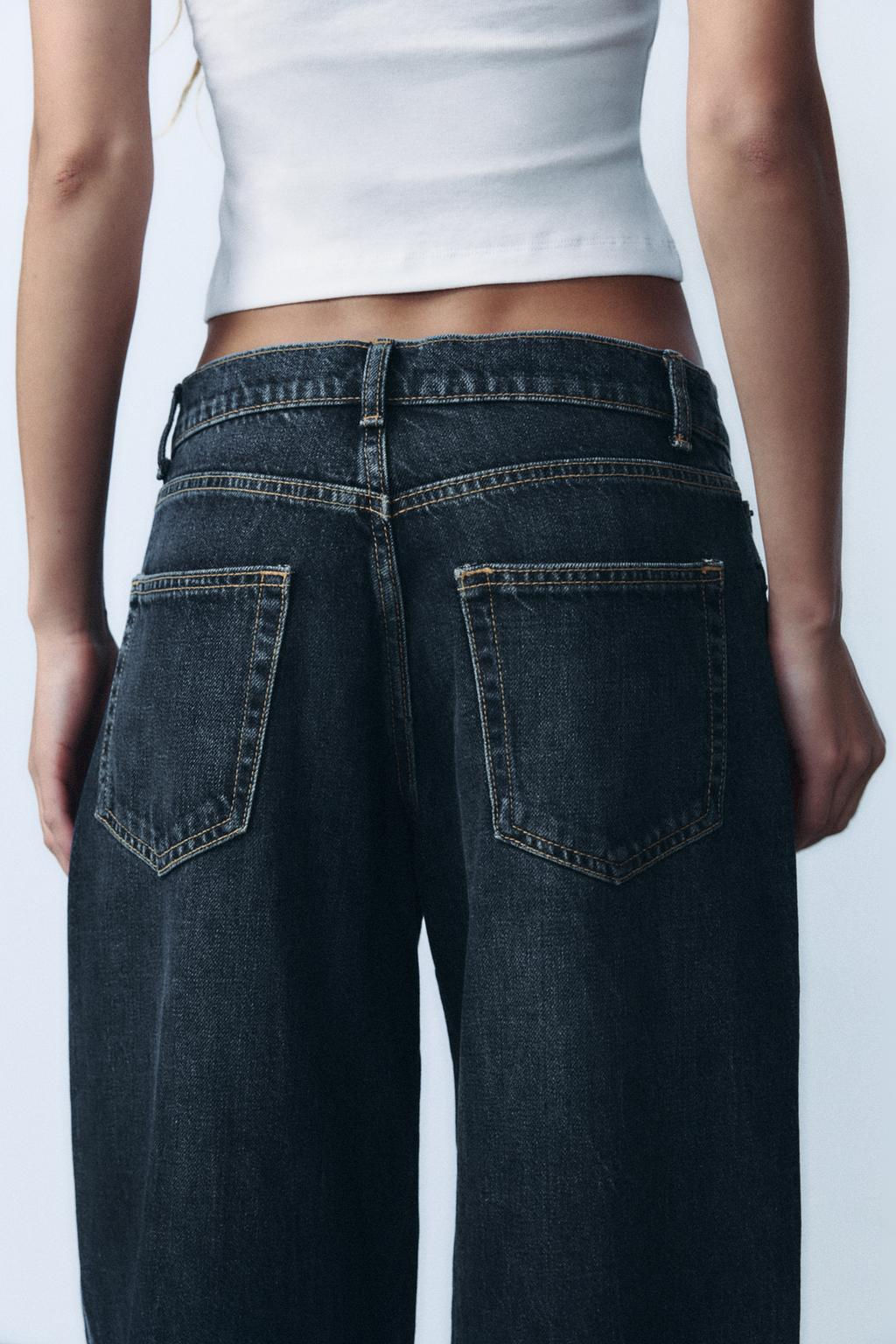 TRF BALLOON MID-RISE JEANS - Zara фото 6