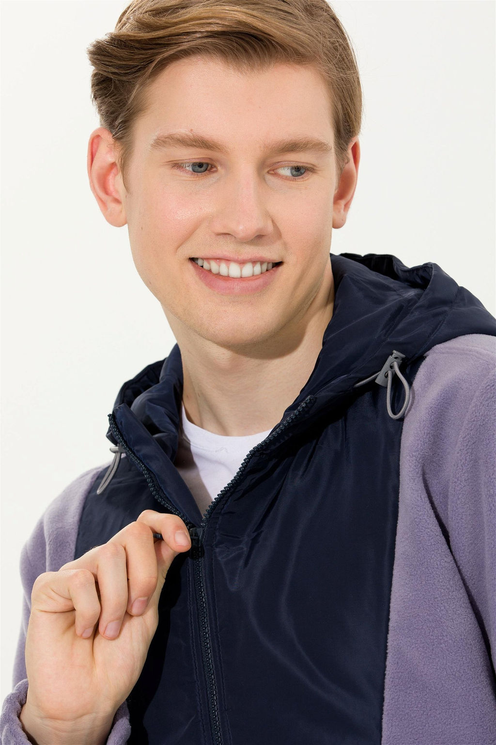 U. S. Polo Assn Мужская серая толстовка с капюшоном - U.s. polo assn фото 9