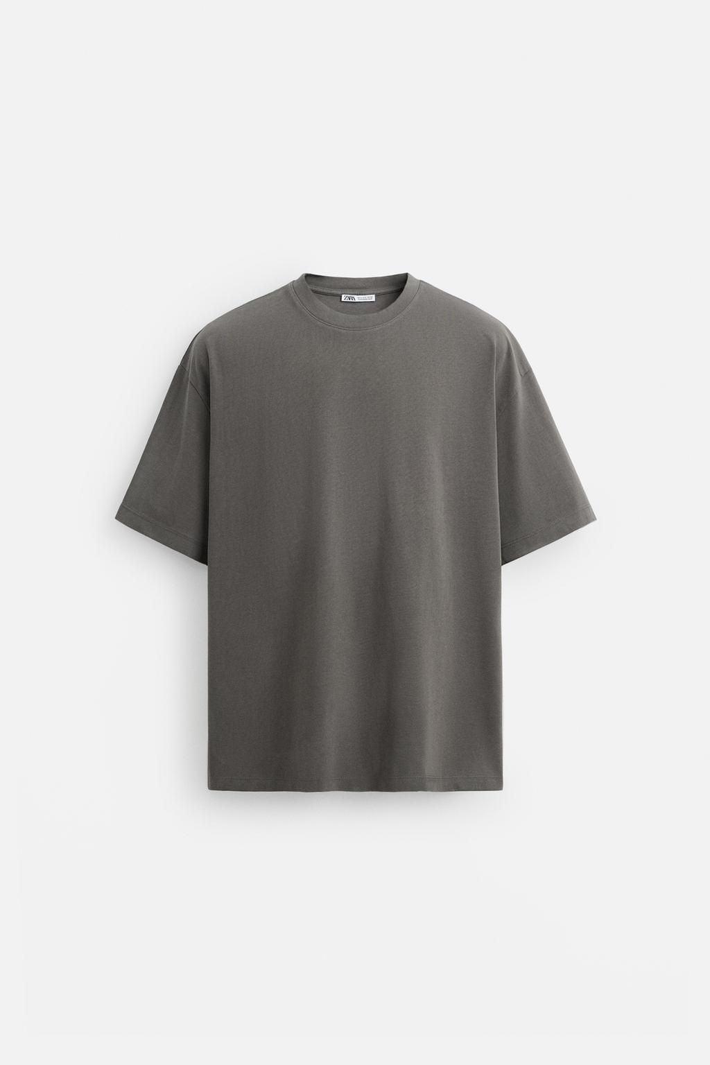 BASIC HEAVY WEIGHT T-SHIRT - Zara фото 43