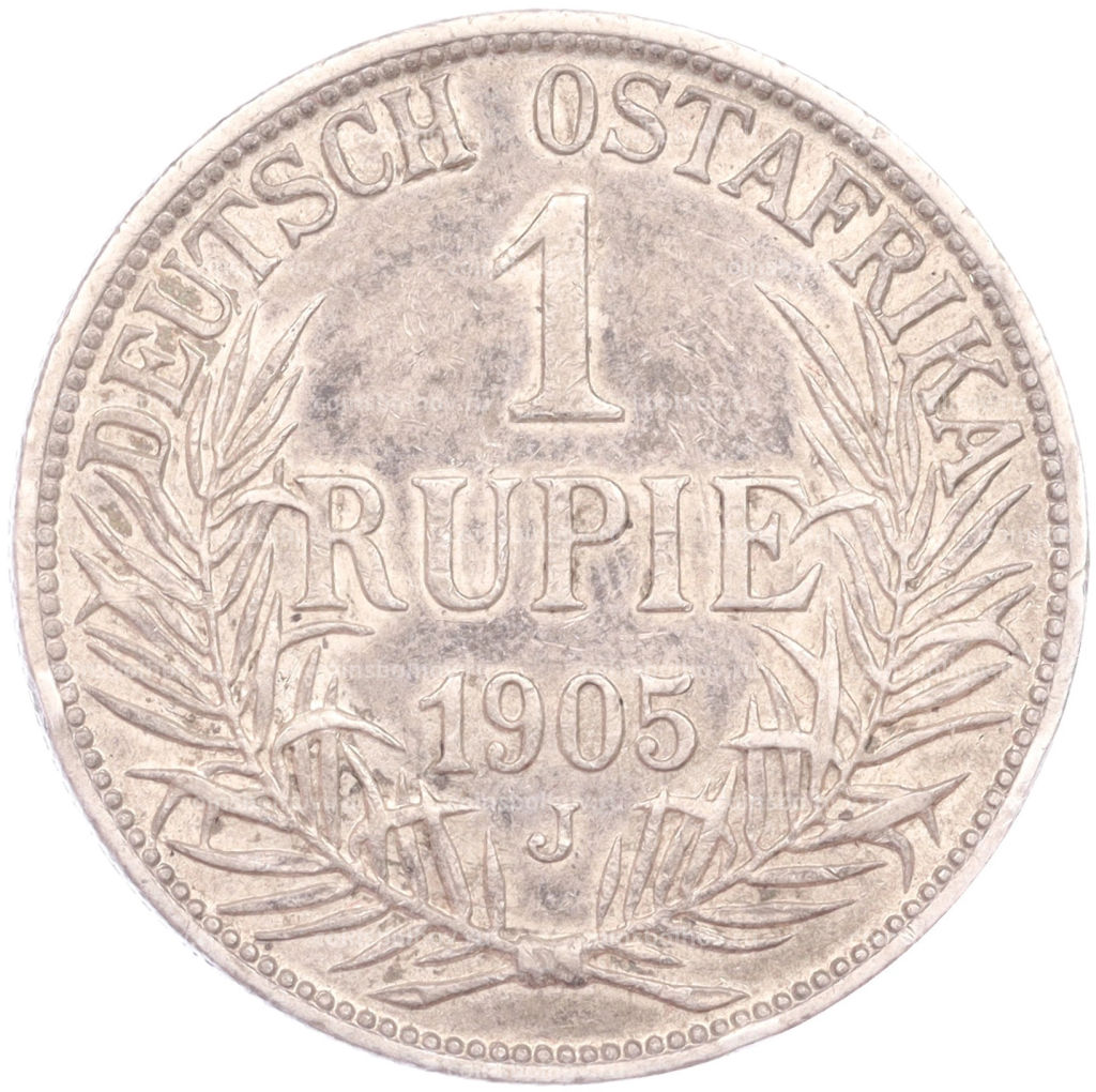 1 рупия 1905 года J Германская Восточная Африка