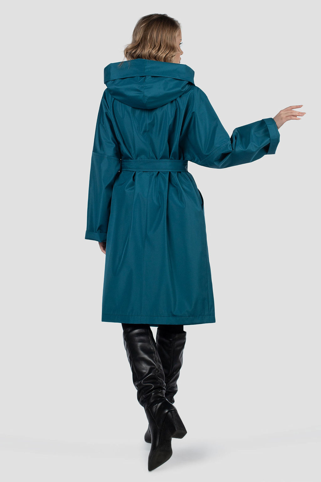 03-3399 Плащ женский (пояс) - El podio фото 11