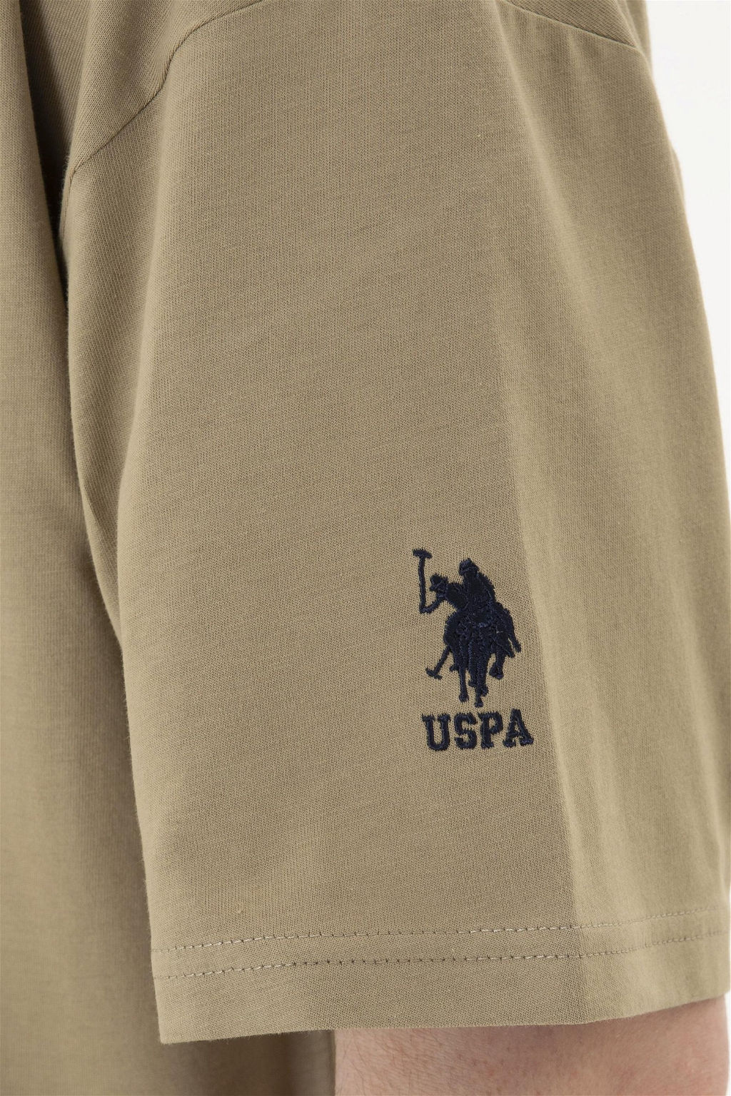 Мужская футболка цвета хаки - U.s. polo assn фото 7