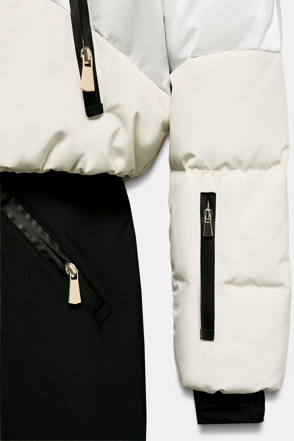 QUILTED COMBINED WATER-RESISTANT WINDPROOF RECCO® TECHNOLOGY SKI COLLECTION JUMPSUIT - Zara фото 29