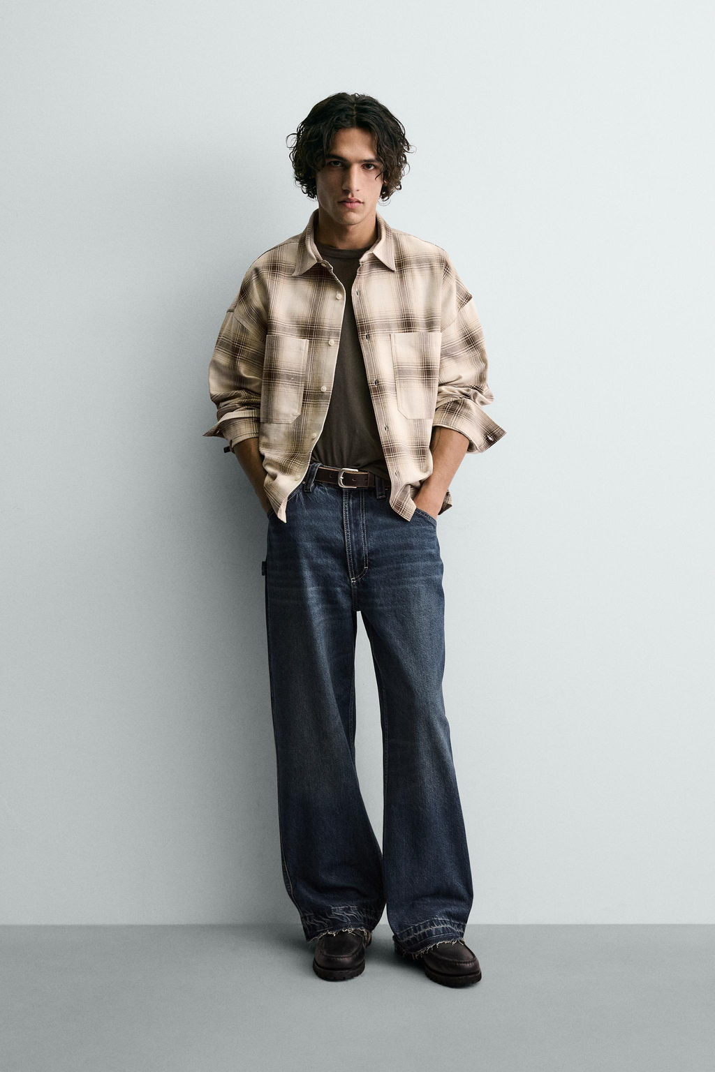 TEXTURED CHECK SHIRT